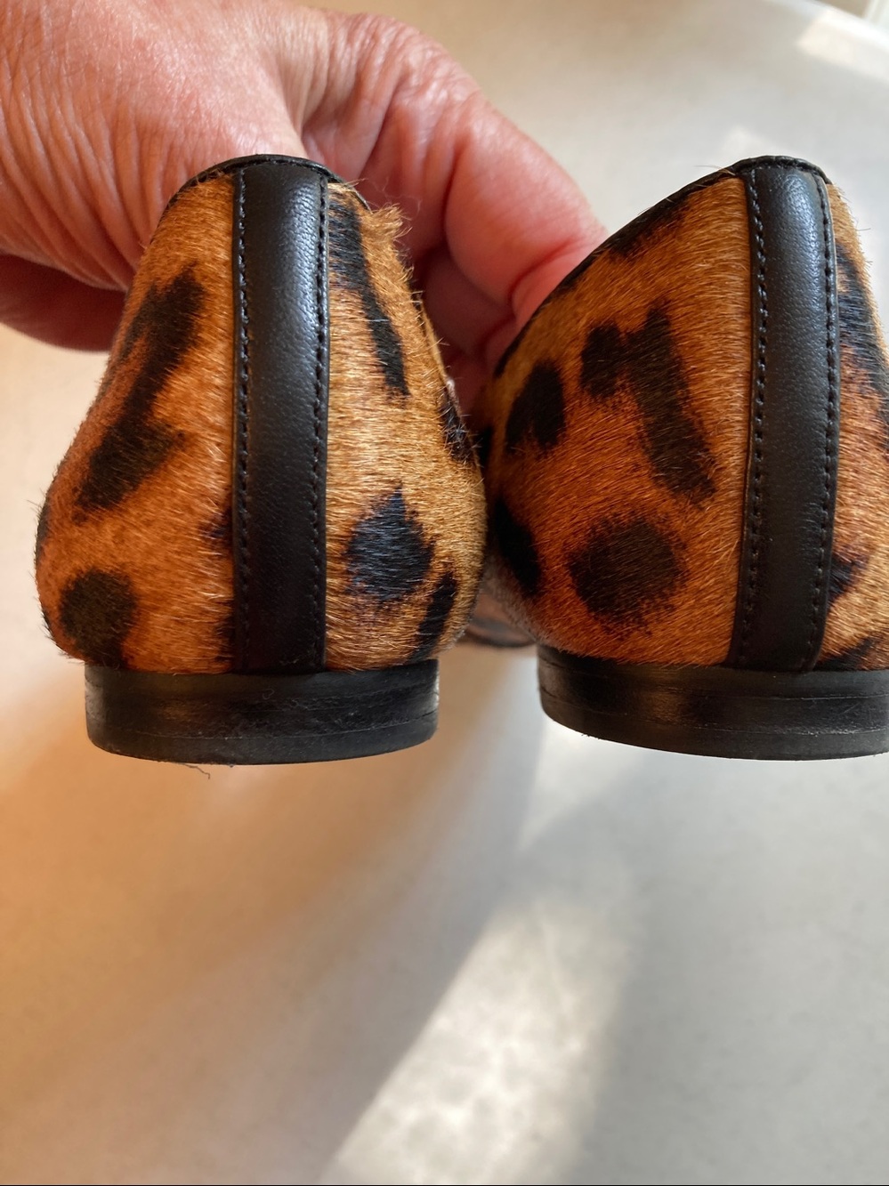 Talbots Leopard-Print Loafers in Brown and Black - Picture 5 of 6